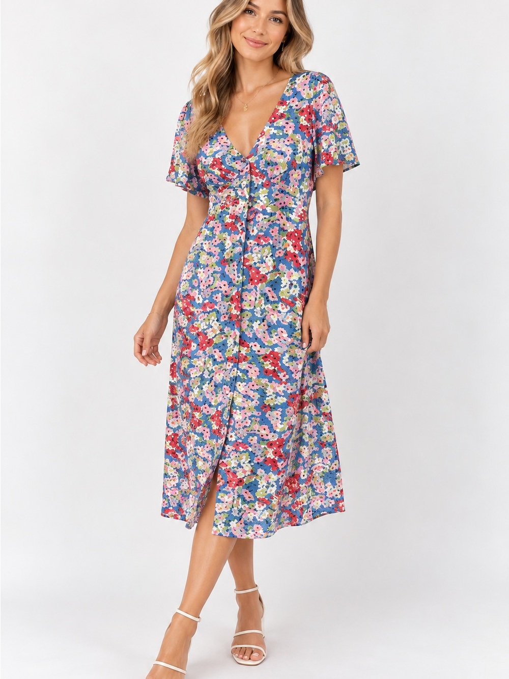 NWT Nobody's Child Alexa Midi Dress